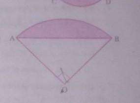 the shape alongside is one quarter of a circle with radius of 14 cm. find the length of arc AB ,per