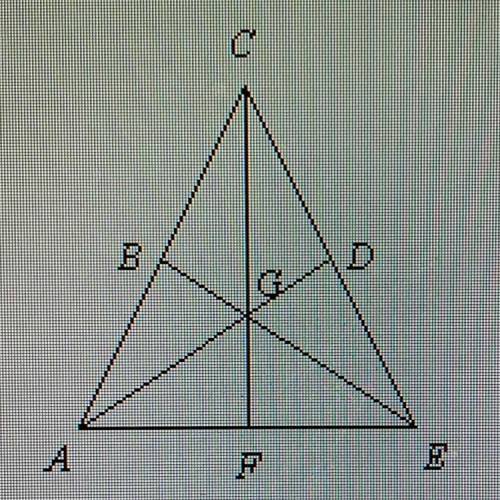 In triangle ACE, G is the centroid and BE = 18. Find BG and GE.

a BG=12, GE=6
b BG=4 1/2, GE=13 1