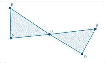 In the figure, point C is the midpoint of (A/E) Use the figure to answer the questions.

Avery say