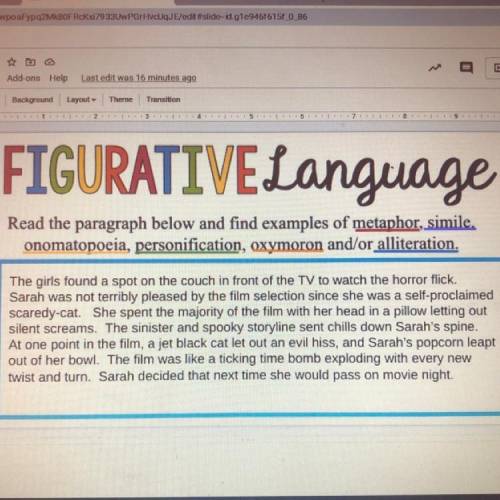 There are 9 examples of figurative language what are they? Please help I will give you a brainlies