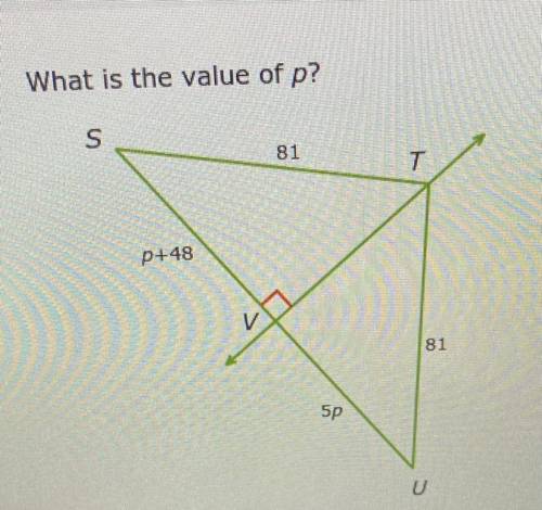 What is the value of p
