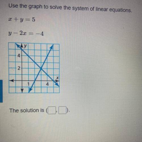 Solve the system of linear equations