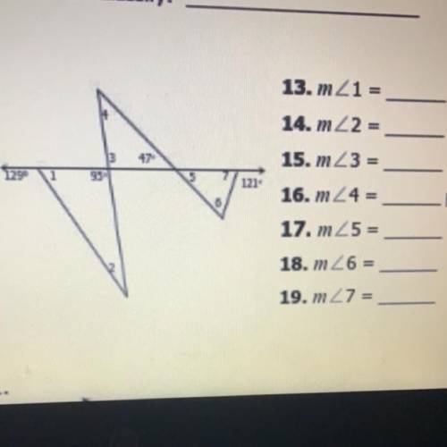 Quiz 4-1: Classifying and Solving for Sides/Angles in Triangle....Find all missing angles. HELP SOO