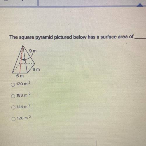 What’s the surface area need help ASAP