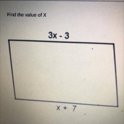 Do you know the value of x?