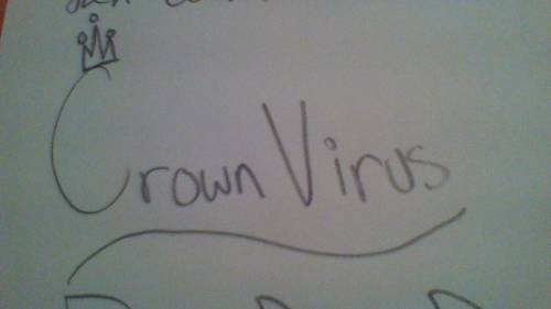If corona is a Latin term for crown, then coronavirus becomes CROWN-VIRUS.

DUN DUN DUN!!
It's pra