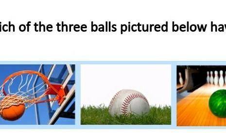 Which of the three balls pictured below have gravitational potential energy.