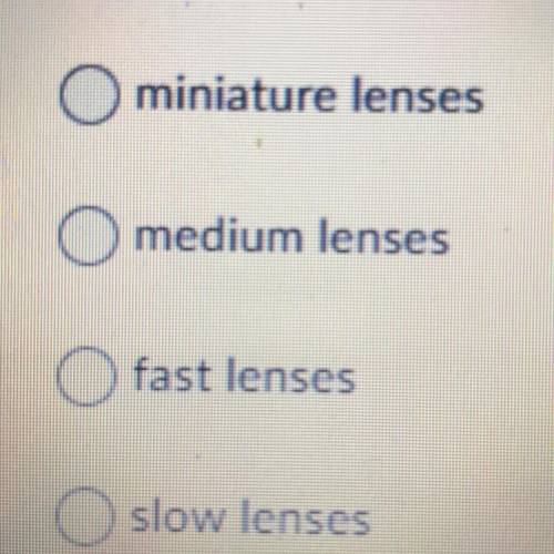 What kind of lenses have small maximum aperture, like f/4, f/4.5, f/5.6, or f/6.3?