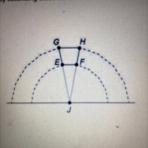 12. Find the measure of the vertex angle EJF. (1 point)
