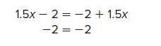 Find the Error A student solved the equation and determined that the solution was –2. Choose the re