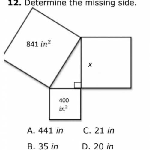 DETERMINE THE MISSING SIDE