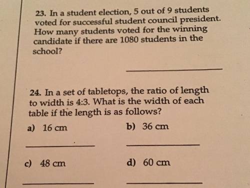 Can somebody plz help answer both the word problem question and number 24. (I can’t find the right