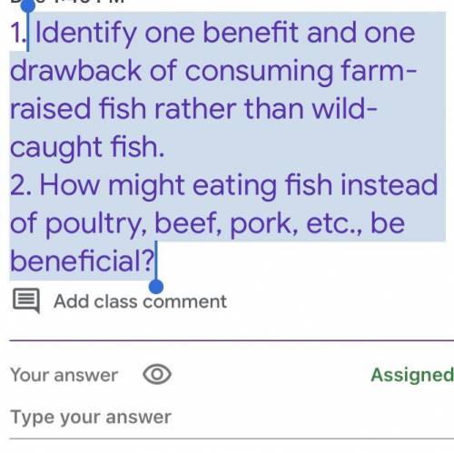 How might eating fish instead of poultry, beef, pork, etc., be beneficial?
help please <\3