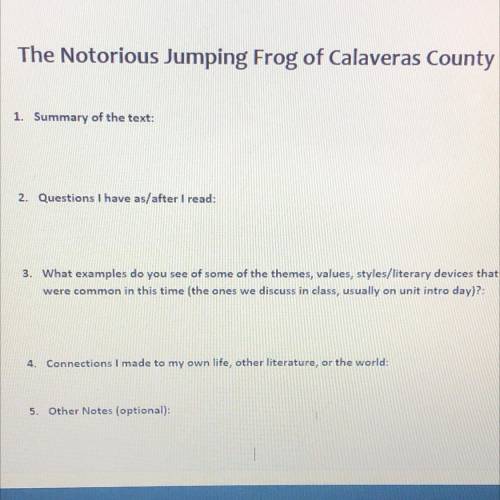 The Notorious jumping frog of calaveras country