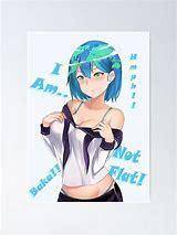 The earth is not flat as you can see. earth-chan is not flat