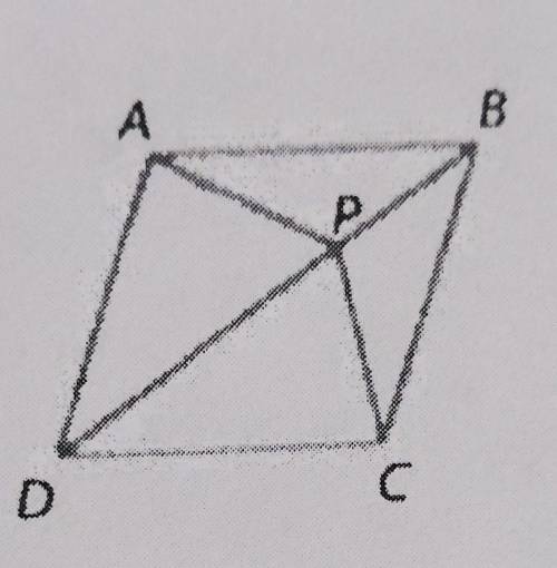 Proof write a two-coluın proof to prove that if abcd is a rhombus with diagonal db, then ap=cp.