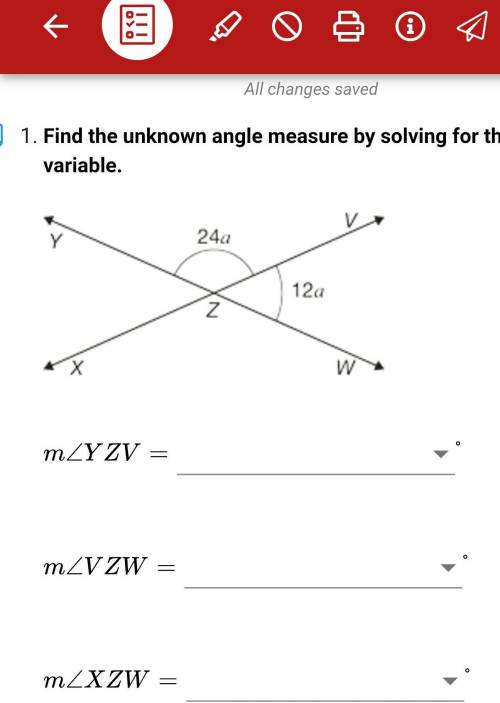 Find the angle of yzv?