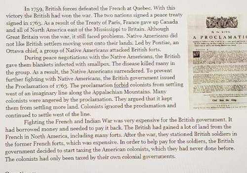 What did the treaty of Paris 1763 accomplish

Why did British government pass the proclamation of