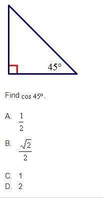 Analyze the diagram below and complete the instructions that follow.
Find cos