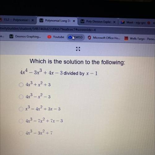 Polynomial long division, help