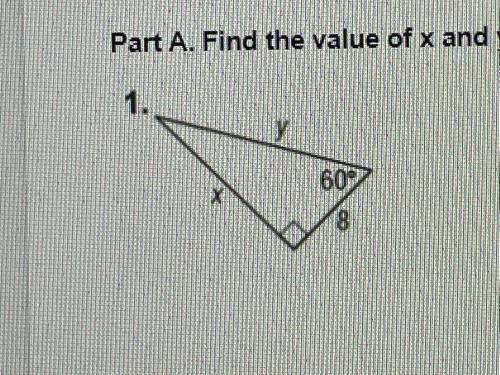 Find the value of X and Y. Show work.