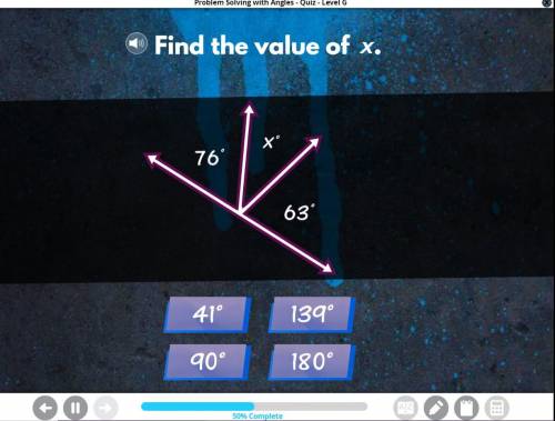 Find the value of x, iready