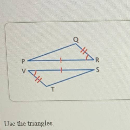 Which method shows the two triangles are congruent?

A . SSS
B . SAS
C . ASA
D . AAA
