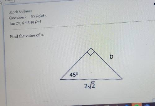 What is the value of b?