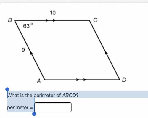 What is the perimeter of ABCD?
perimeter =