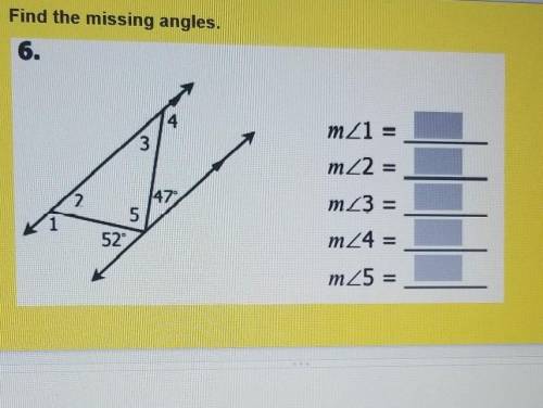 Find the missing angles.