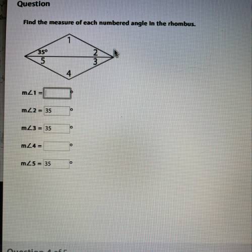 What are the measures for 1 and 4