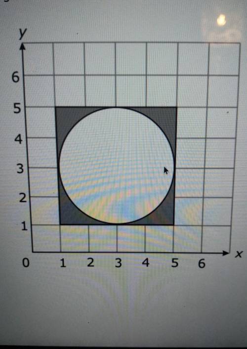 What is the approximate area of the shaded region?PLEASE HELP!