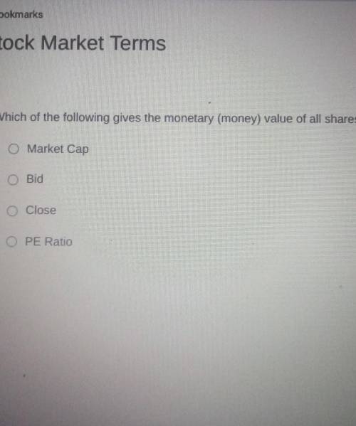 Help its an easy question about stock