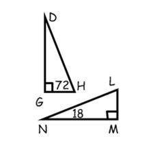 What additional fact would provide enough information to prove that the triangles are similar by AA