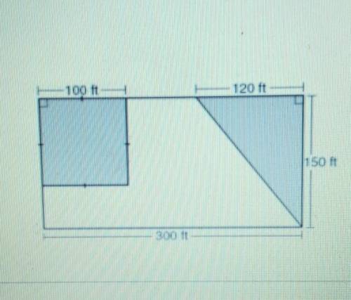 What is the area of the unshaded part of the rectangle? please show work.