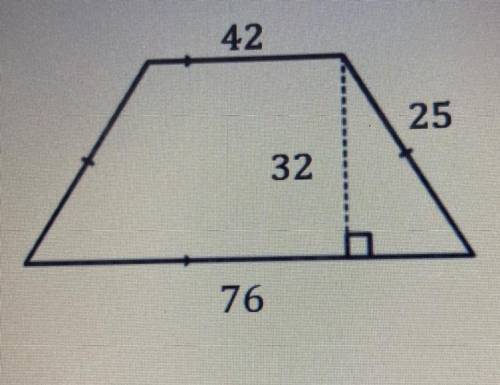 I need help!
Determine the area and perimeter of the quadrilateral below.