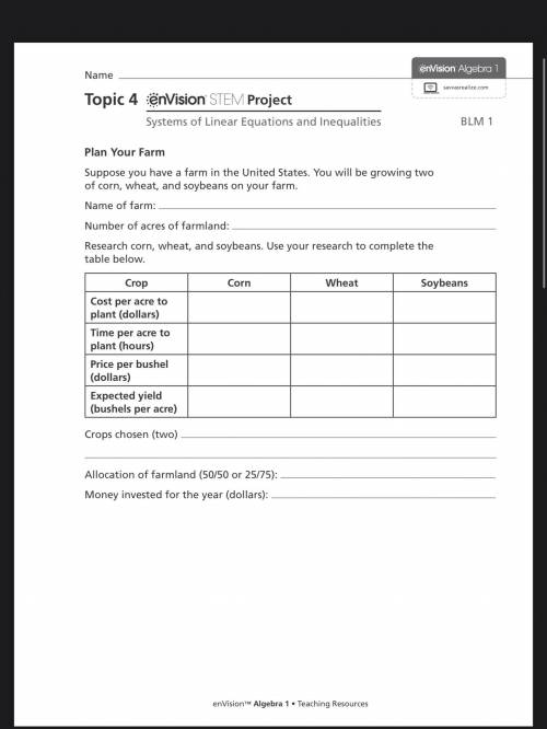 Can someone fill this out for me please (I will give extra points!!)