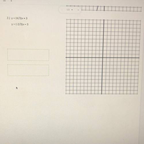 Directions: Graph each system of equations. Then determine whether the system has no solution, one