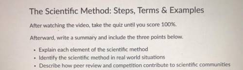 The Scientific Method: Steps, Terms & Examples

After watching the video, take the quiz until