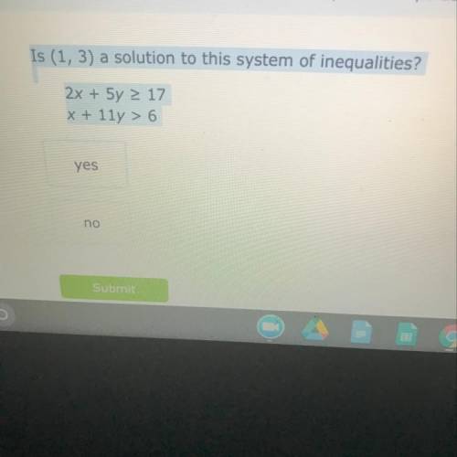 Solution to this system of inequalities