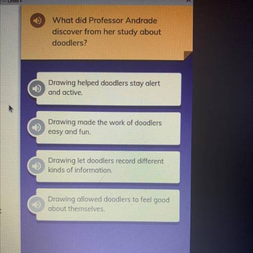 What did Professor Andrade discover from her study about doodlers ?