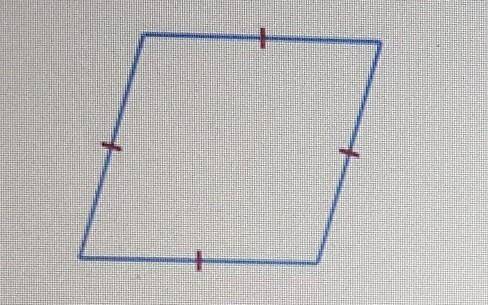 Pick all the names for this shape.

a) squareb) quadrilateral c) rhombusd) parallelogram