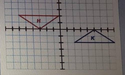 Which process will transform Figure H onto Figure K?