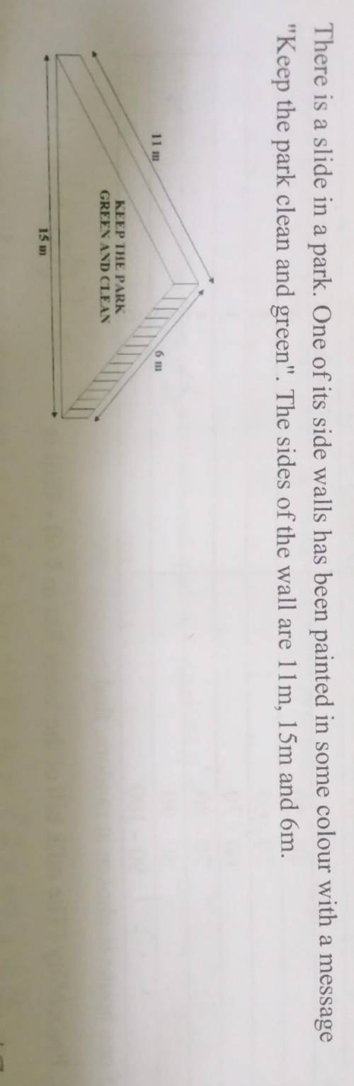 Can anyone find the height of the triangle Plz (see the attachment given)

Fast Plz it's urgent.