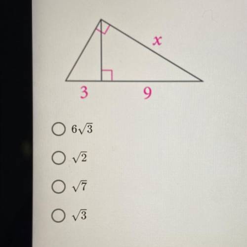 HURRY!!
What is x in the diagram?