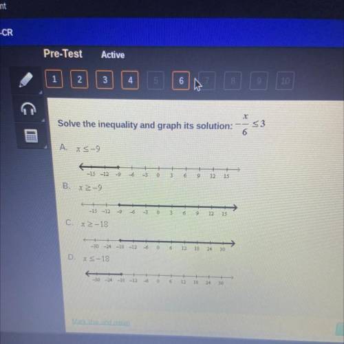 Solve the Inequality and graph it’s solution