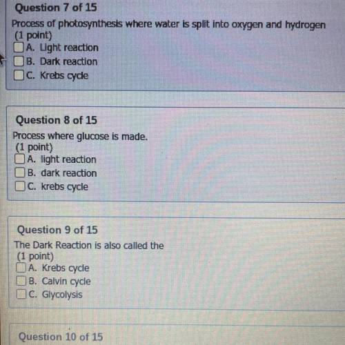 Does anyone know what question 7,8, and 9 are? 15 points!