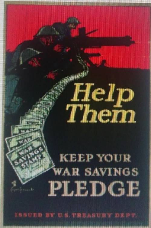 Analyze WWI propaganda poster.