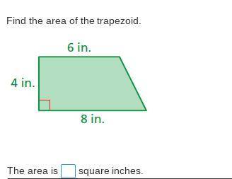 Find the area of the trapezoid.

(Also I'm not sure how to find the base so if you could include t