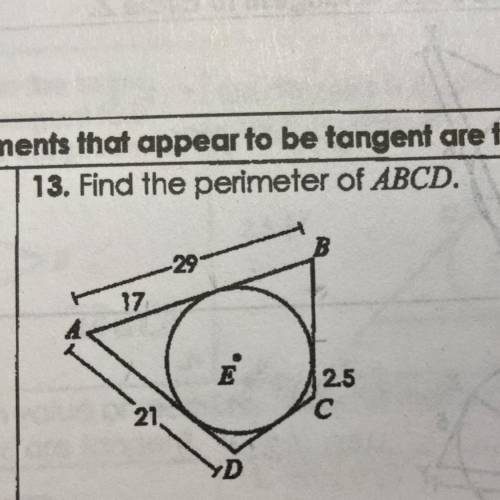 Find perimeter of ABCD